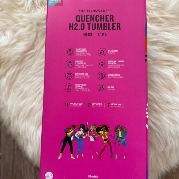 Barbie x stanley Rockers Tumbler